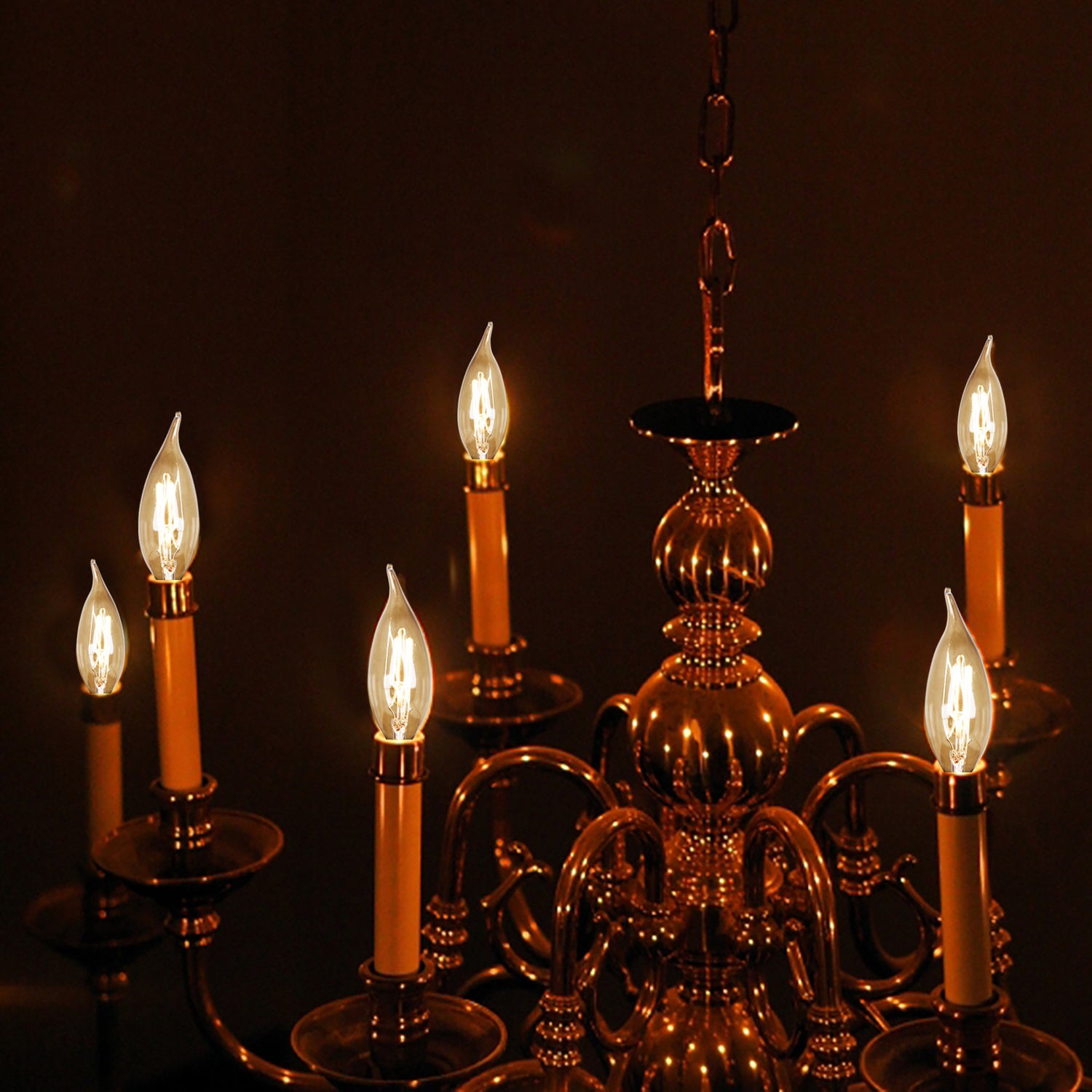 Ampoule incandescente, B10, chandelier, claire, blanc doux, 25 W, 2/pqt de  XTRICITY
