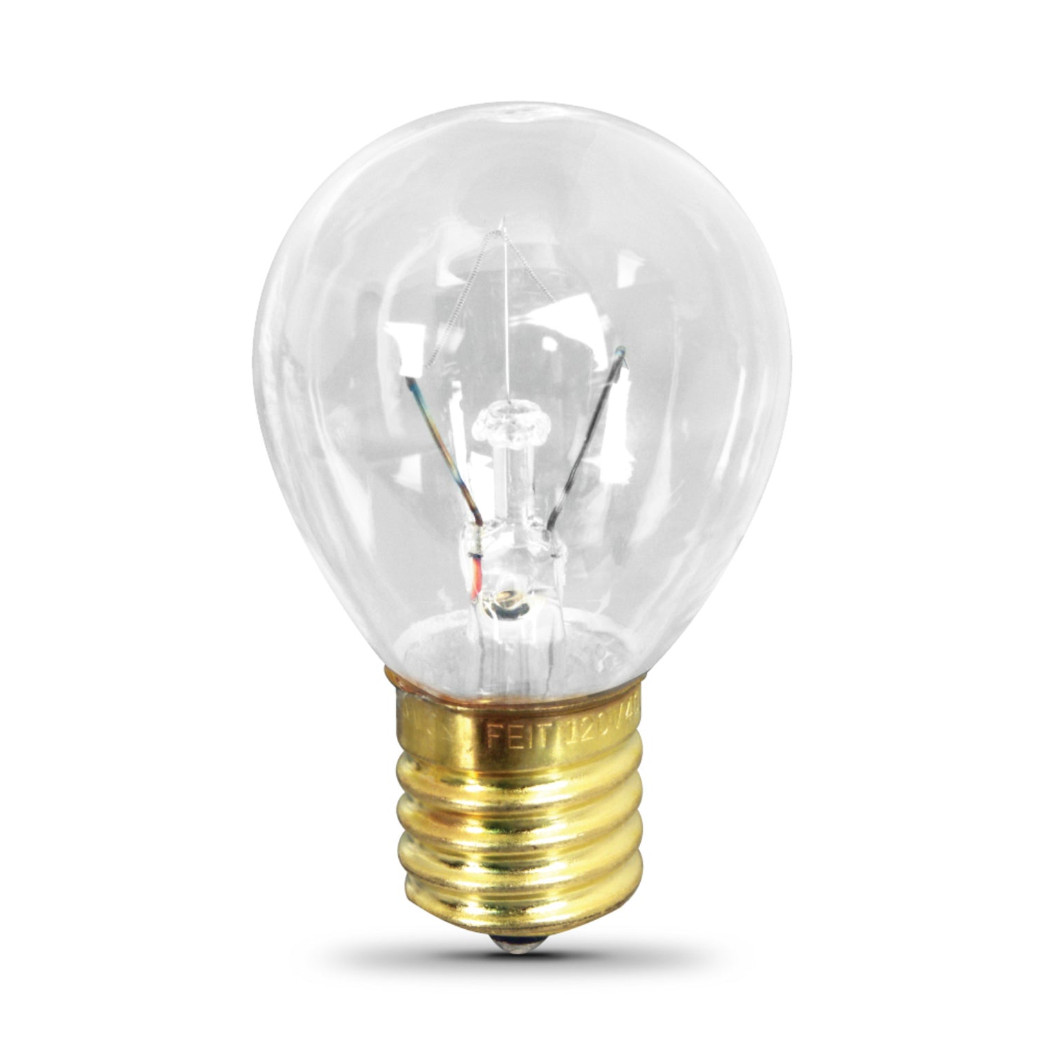 25W Soft White (2700K) S11 E17 Base High Intensity Incandescent Light Bulb (2-Pack)