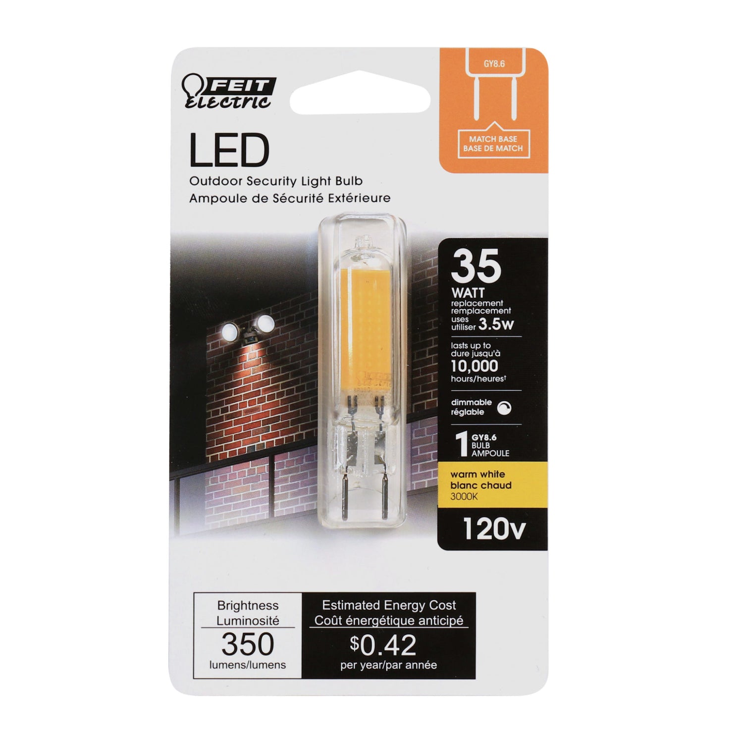 35W Replacement Dimmable G8.6 Base T4 Specialty LED