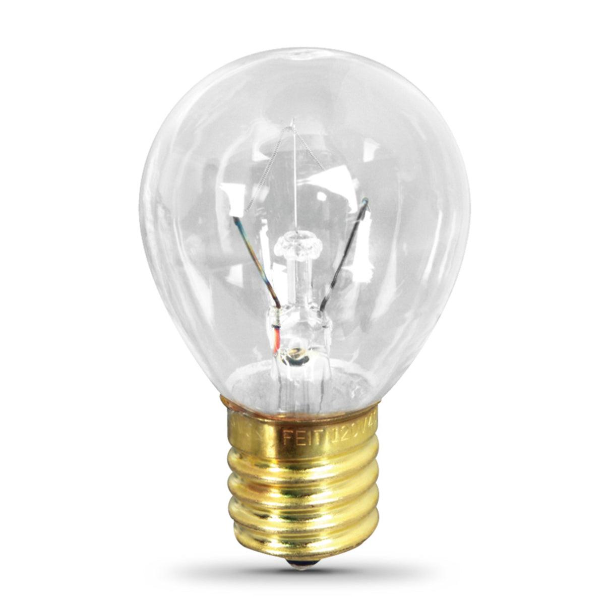 40W Soft White (2700K) Globe Shape S11 E17 Base Incandescent Light Bulb (2-Pack)