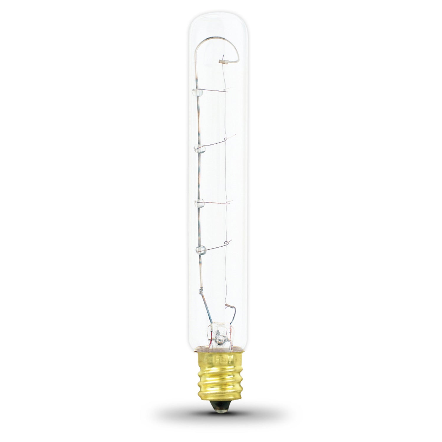 40W Soft White (2700K) T6 ½ E17 Base Dimmable Clear Appliance Incandescent Light Bulb