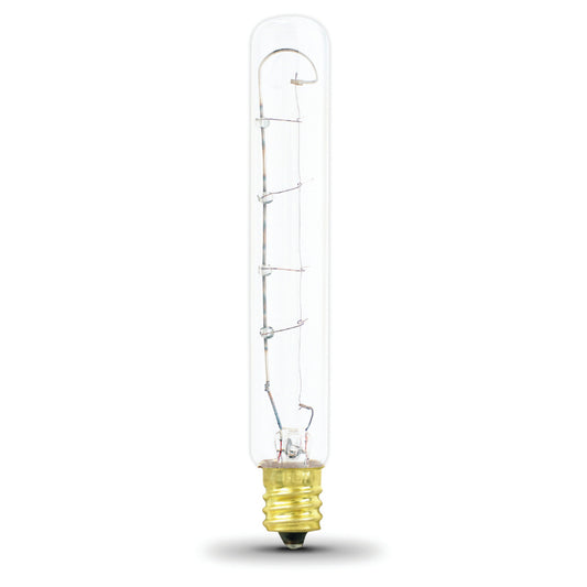 40-Watt Soft White Clear T6 1/2 Dimmable Incandescent Appliance Light Bulb