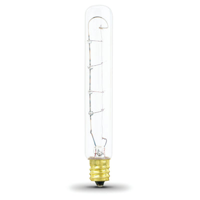 40-Watt Soft White Clear T6 1/2 Dimmable Incandescent Appliance Light Bulb