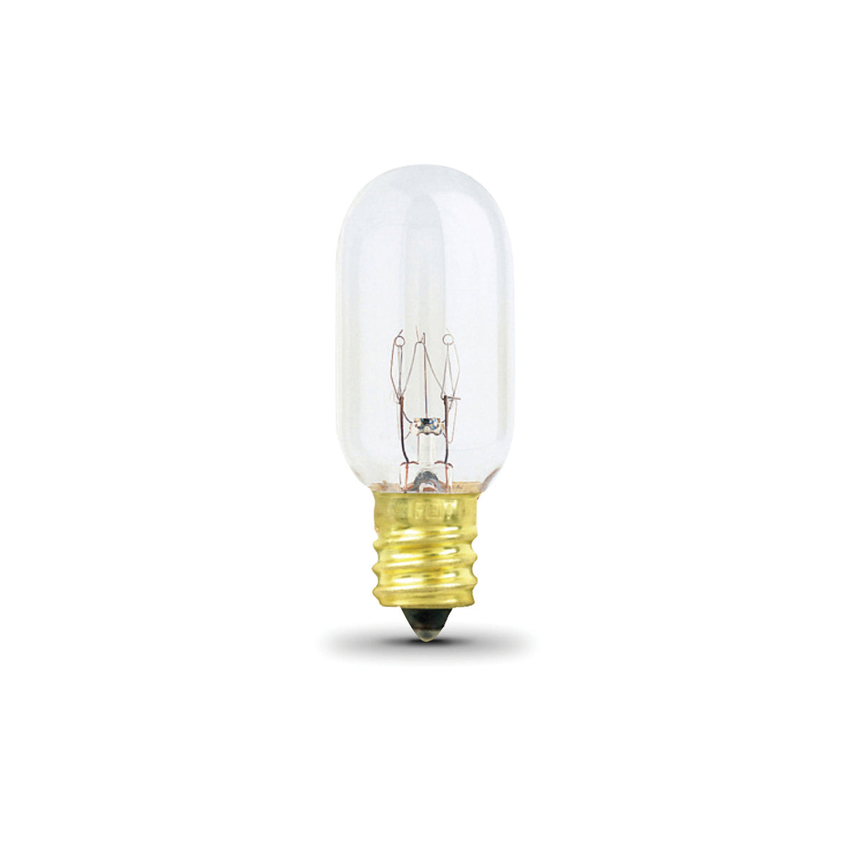 40W Soft White (2700K) Clear E17 Base T7 Dimmable Incandescent Sign and Appliance Light Bulb