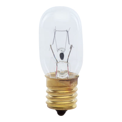 40W Soft White (2700K) Clear T7 (E17 Base) Dimmable Incandescent Sign and Appliance Light Bulb