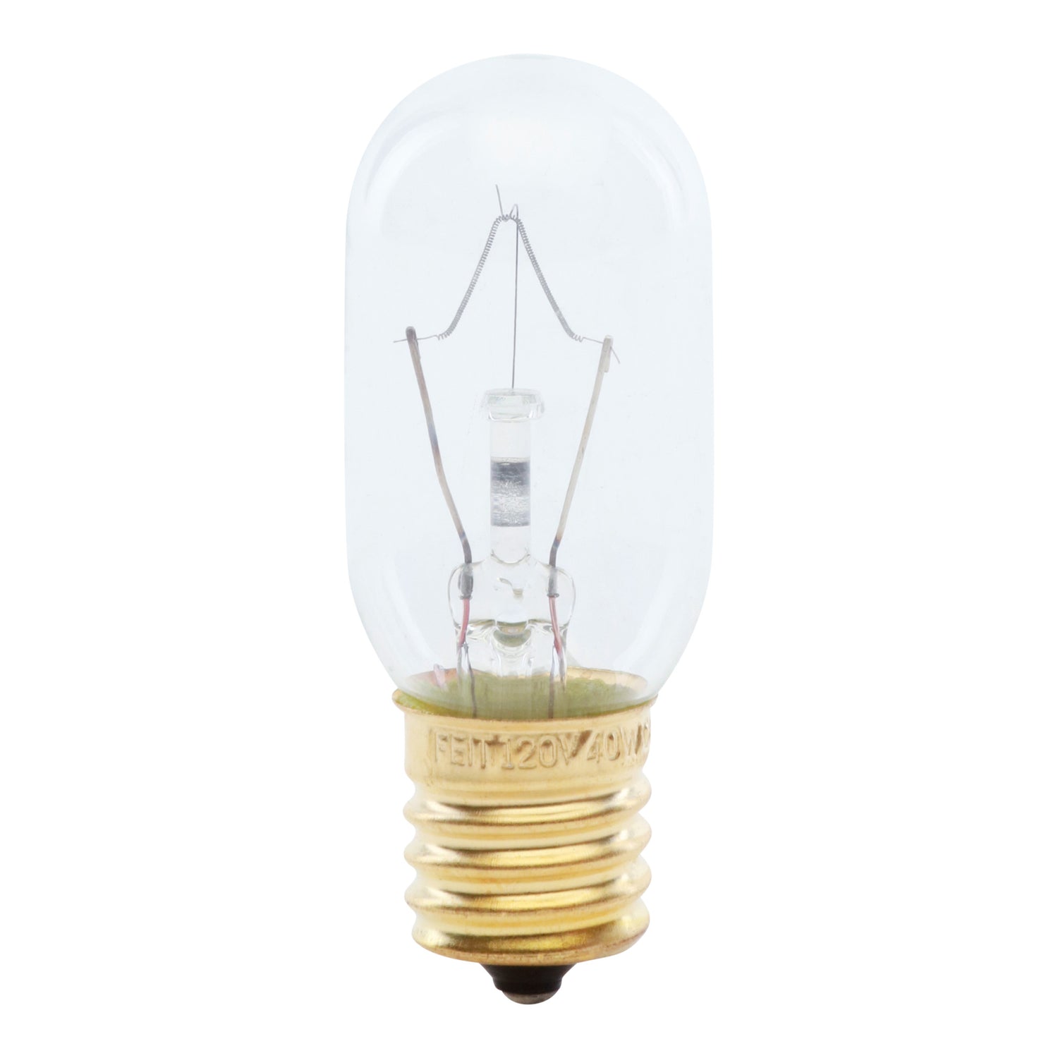 40W Soft White (2700K) Clear E17 Base T8 Incandescent Dimmable Microwave Light Bulb