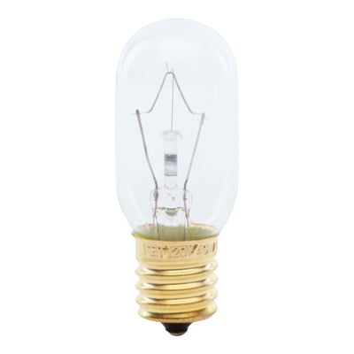 40W Soft White (2700K) Clear E17 Base T8 Incandescent Dimmable Microwave Light Bulb