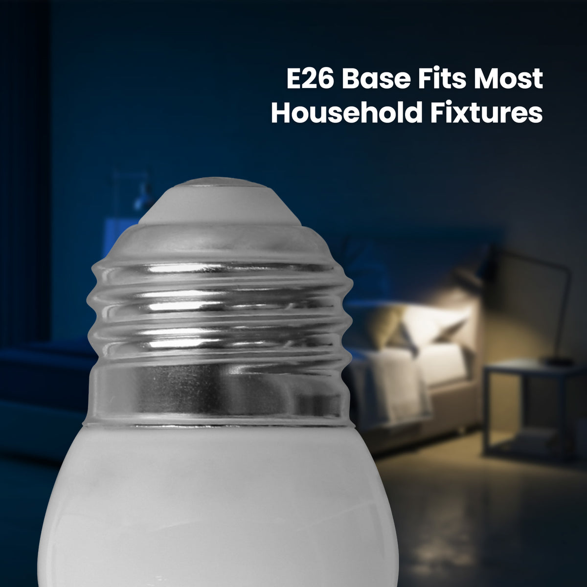 7 1/2W Soft White (2700K) S11 Dimmable White Incandescent Night Light