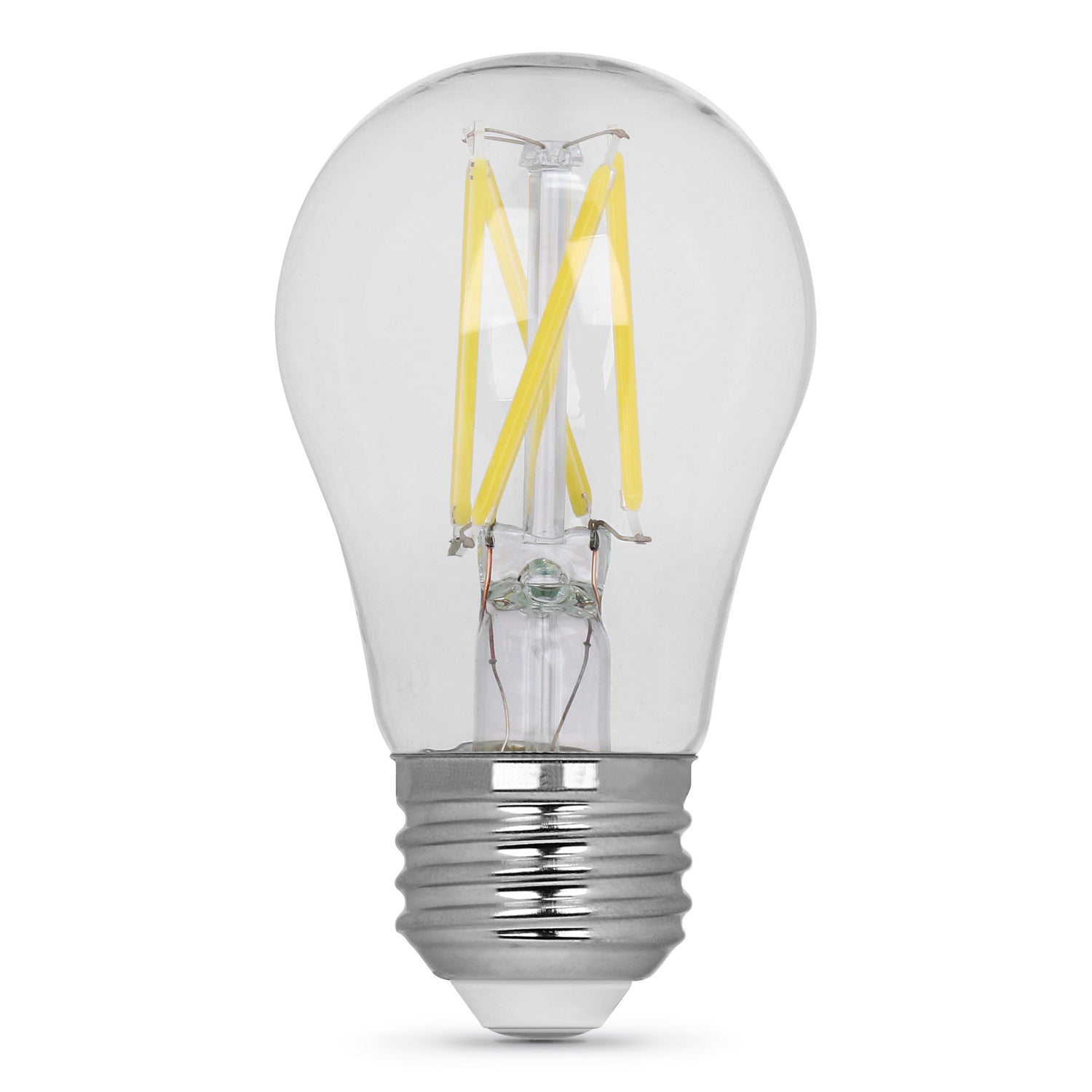 2.7W (25W Replacement) Daylight (5000K) E26 Base A15 Filament LED Light Bulb (2-Pack)