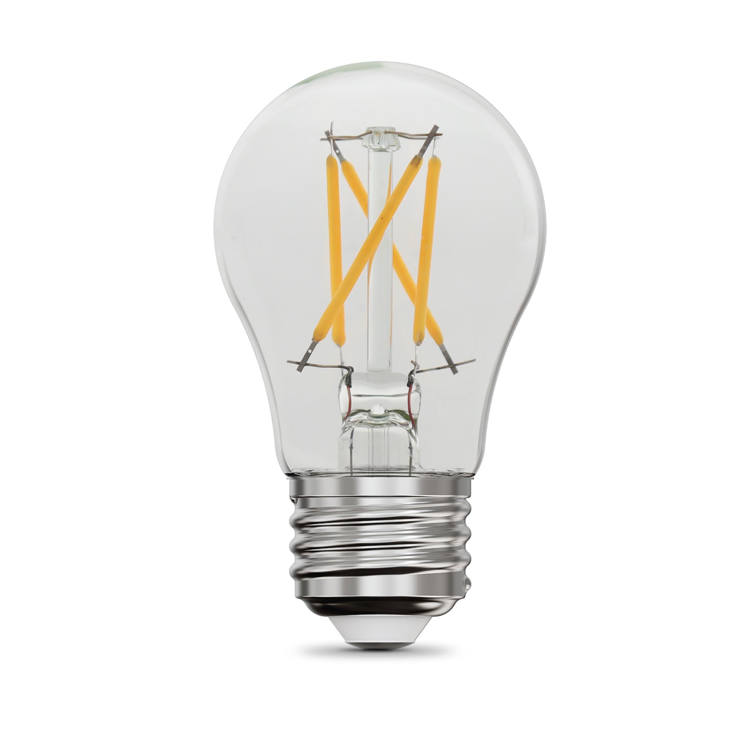 40W Replacement A15 Dimmable Soft White Glass Filament (2-Pack)