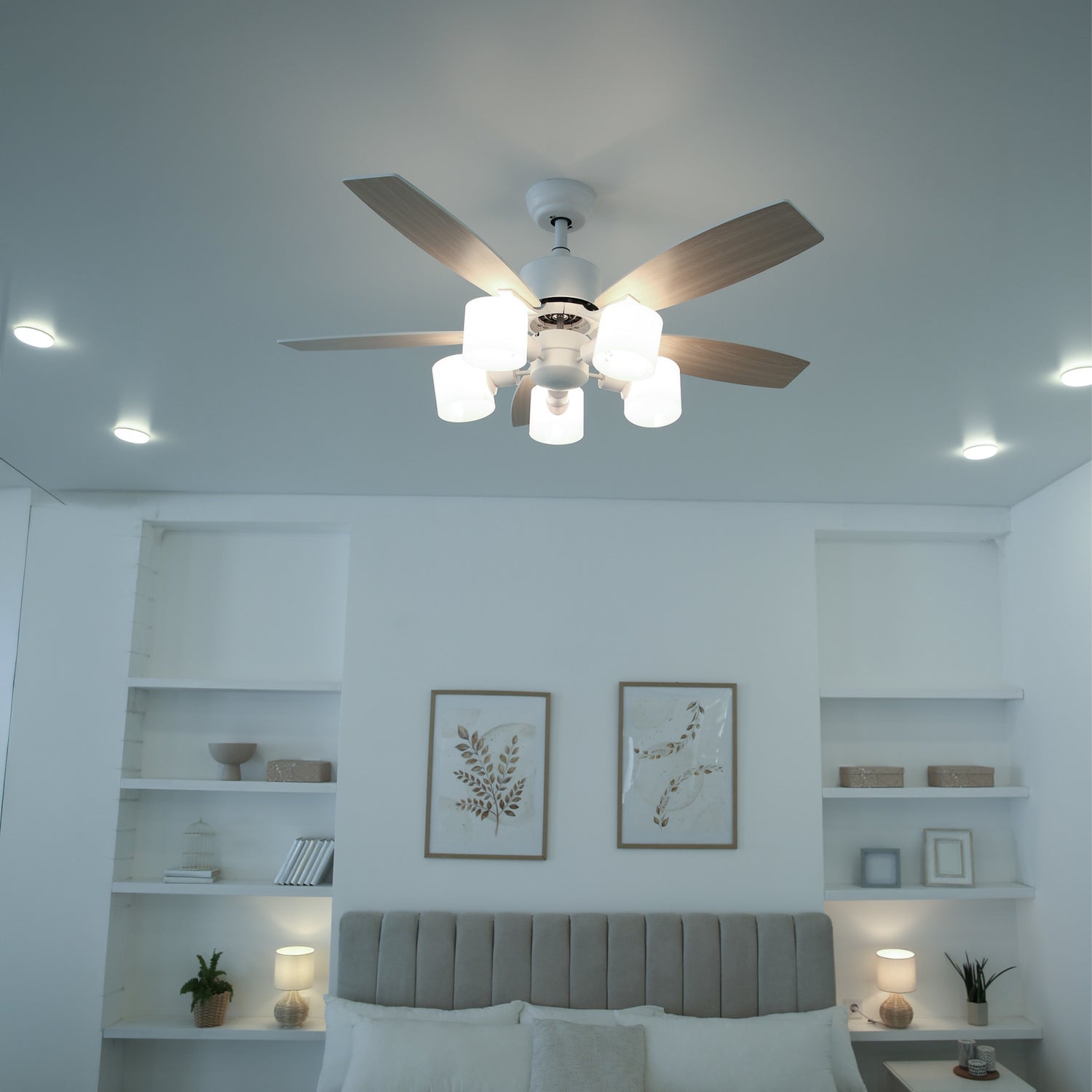 5W (40W Replacement) Daylight (5000K) E12 Candelabra Base A15 Enhance LED (2-Pack)