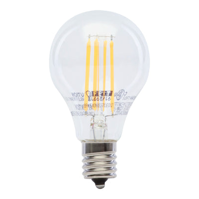 40W Replacement A15 Intermediate Base Dimmable Soft White Glass Filament (2-Pack)