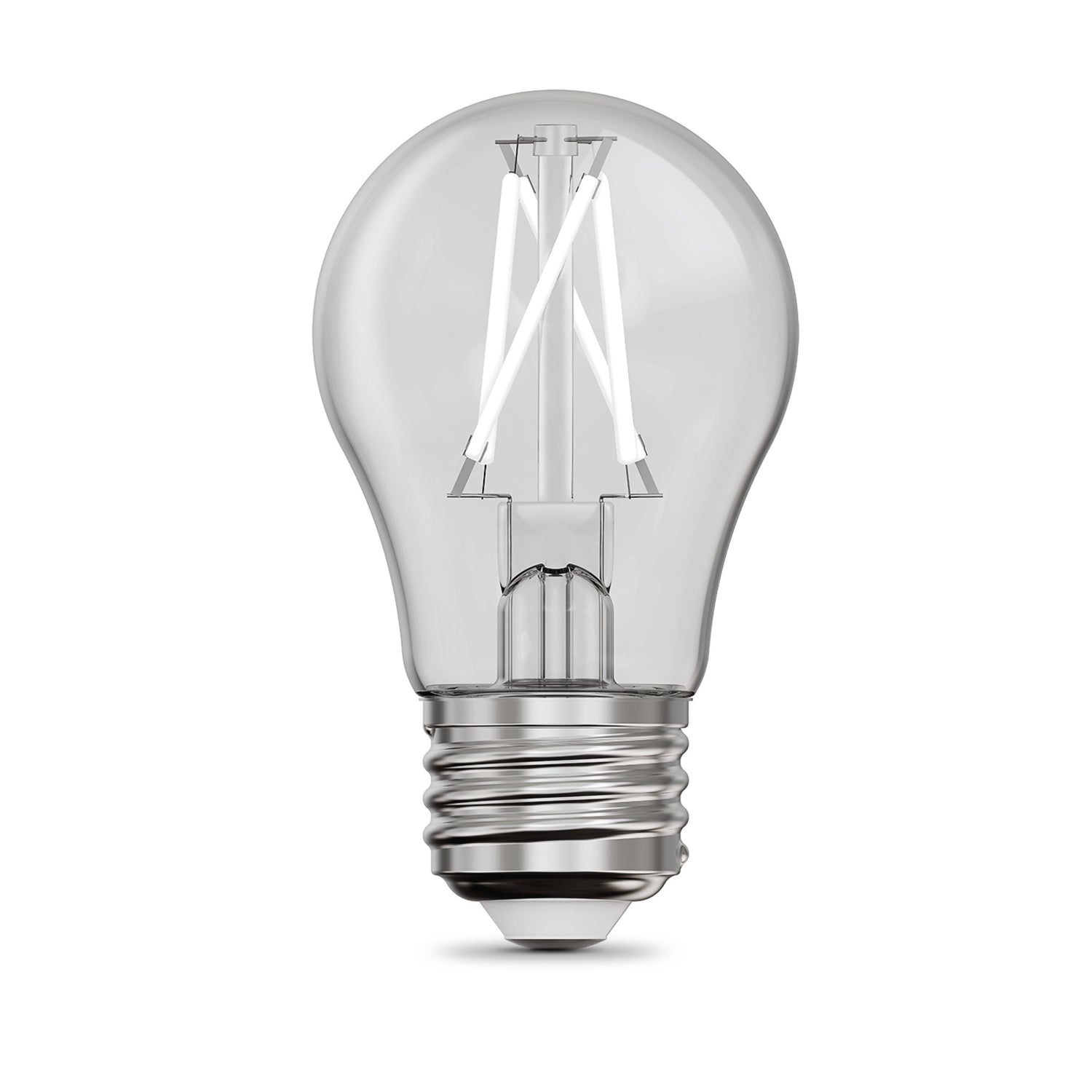 8W (60W Equivalent) Soft White (2700K) A15 E26 Base Exposed White Filament LED Light Bulb (2-Pack)