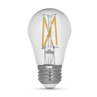 8.3W (60W Replacement) Daylight (5000K) E26 Base A15 Dimmable Enhance Glass Filament (2-Pack)
