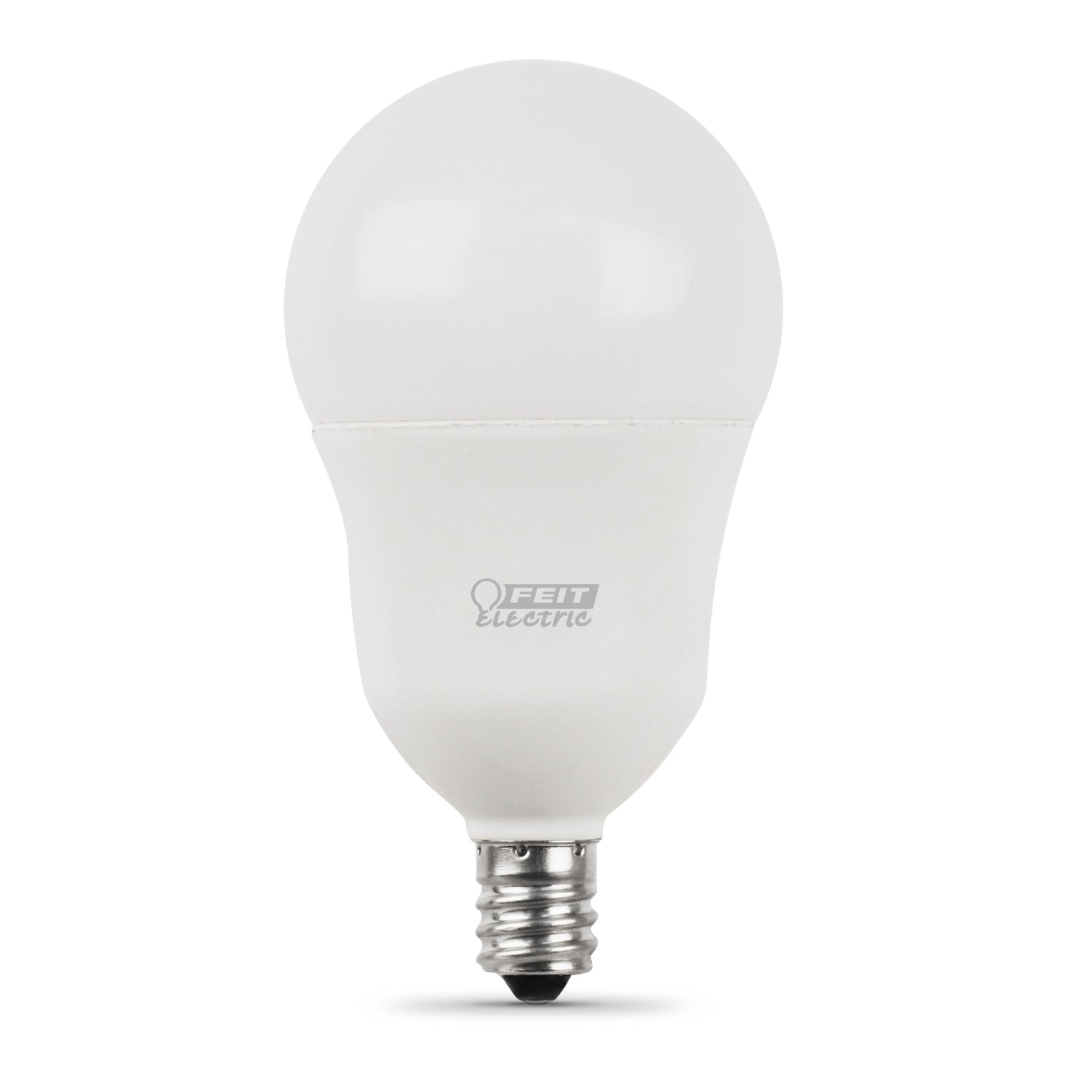 8.3W (60W Replacement) Bright White (3000K) A15 E12 Base Frosted Dimmable Enhance LED Candelabra Bulb (2-Pack)