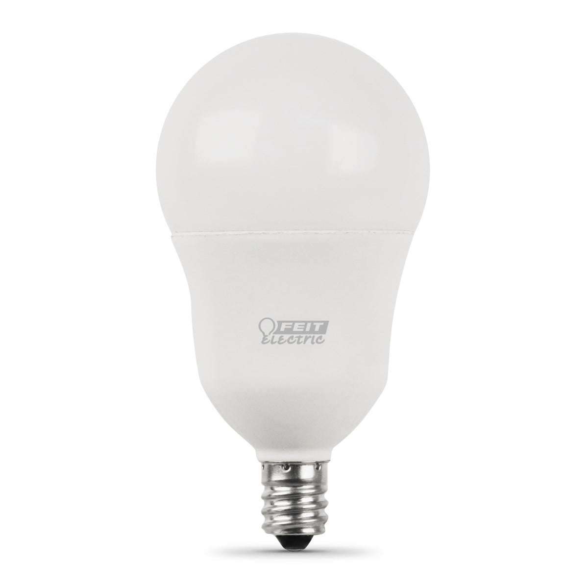 8.3W (60W Replacement) Bright White (3000K) A15 E12 Base Frosted Dimmable Enhance LED Candelabra Bulb (2-Pack)