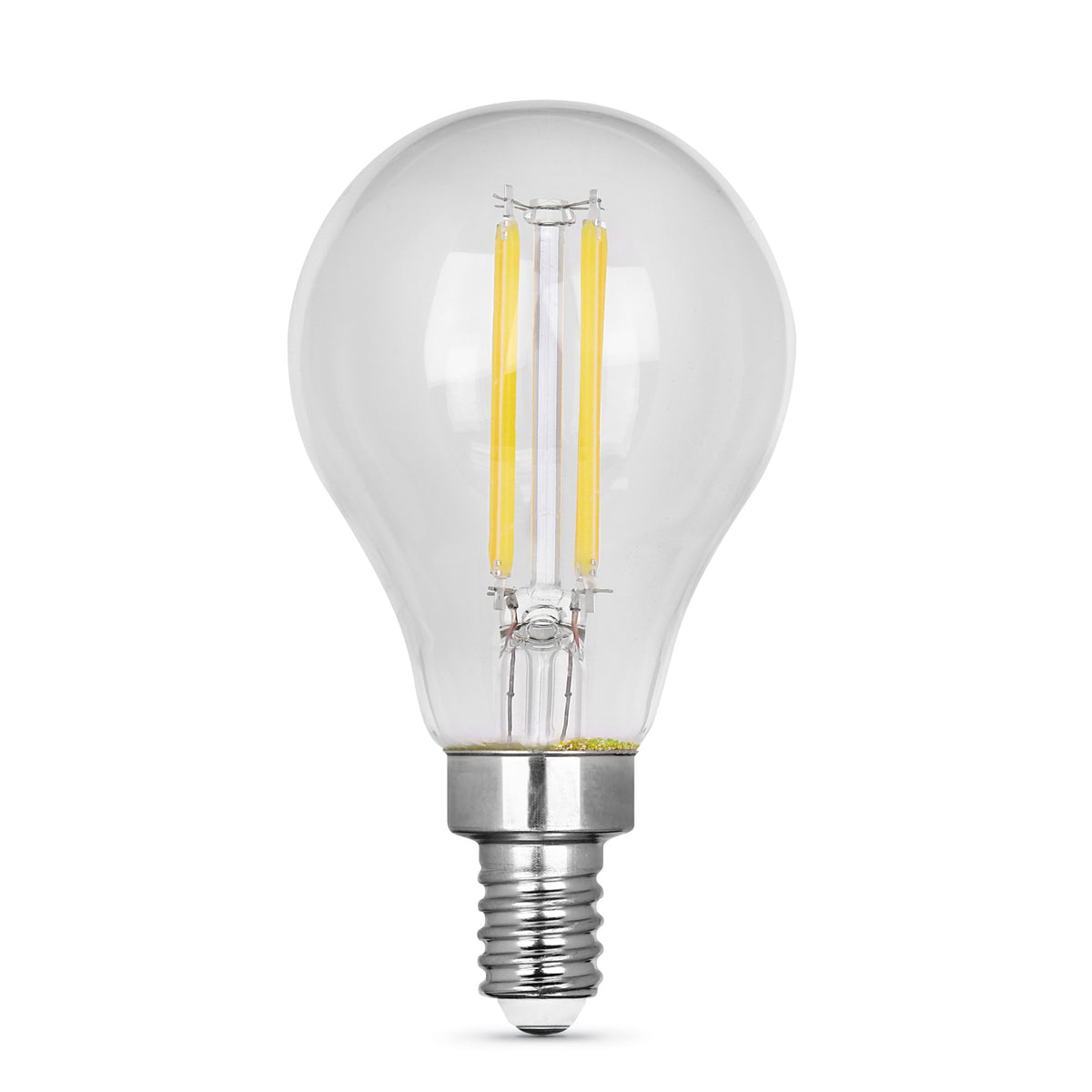 8.3W (60W Replacement) Bright White (3000K) E12 Base A15 Filament LED Bulb (2-Pack)