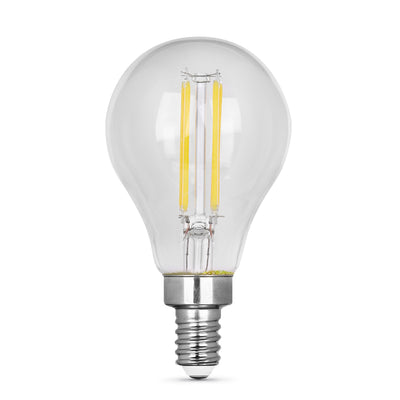 8.3W (60W Replacement) Bright White (3000K) E12 Base A15 Filament LED Bulb (2-Pack)