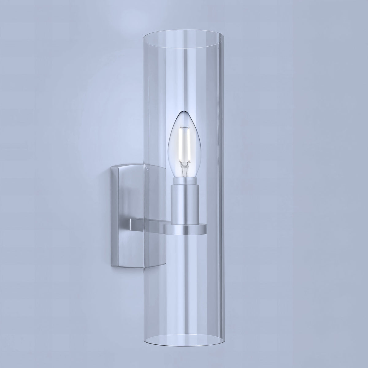 40W Replacement Clear B10 Dimmable Daylight Decorative LED Filament Enhance (2-Pack)