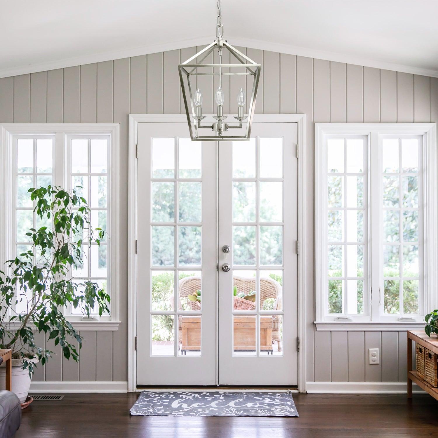 3.3W (40W Equivalent) Daylight White (5000K) B10 (E12 Base) Torpedo Tip Exposed White Filament LED Bulb (2-Pack)