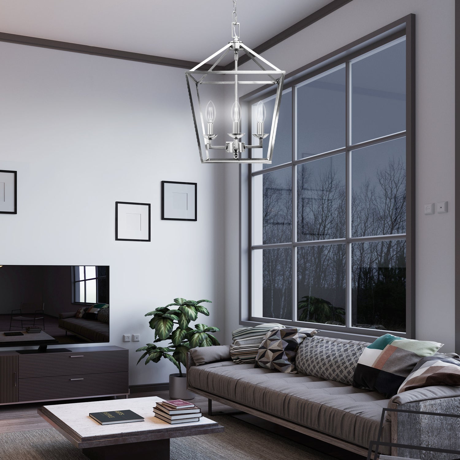 5.5W (60W Replacement) Daylight (5000K) Chandelier B10 (E12 Base) Torpedo Tip White Filament Light Bulb (2-Pack)