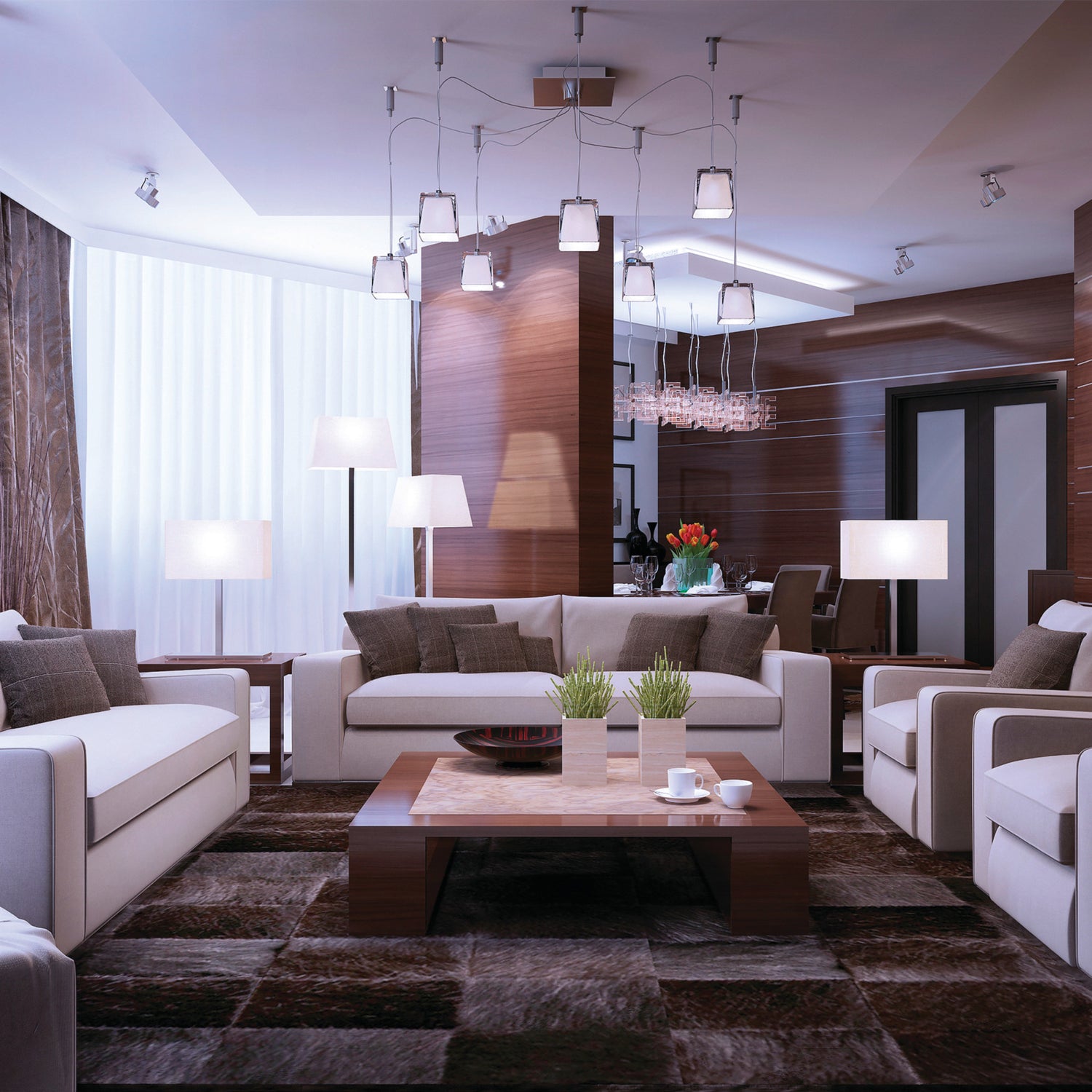 5.5W (60W Replacement) Daylight (5000K) E12 Base B10 Dimmable Frost Decorative LED Filament Enhance (2-Pack)