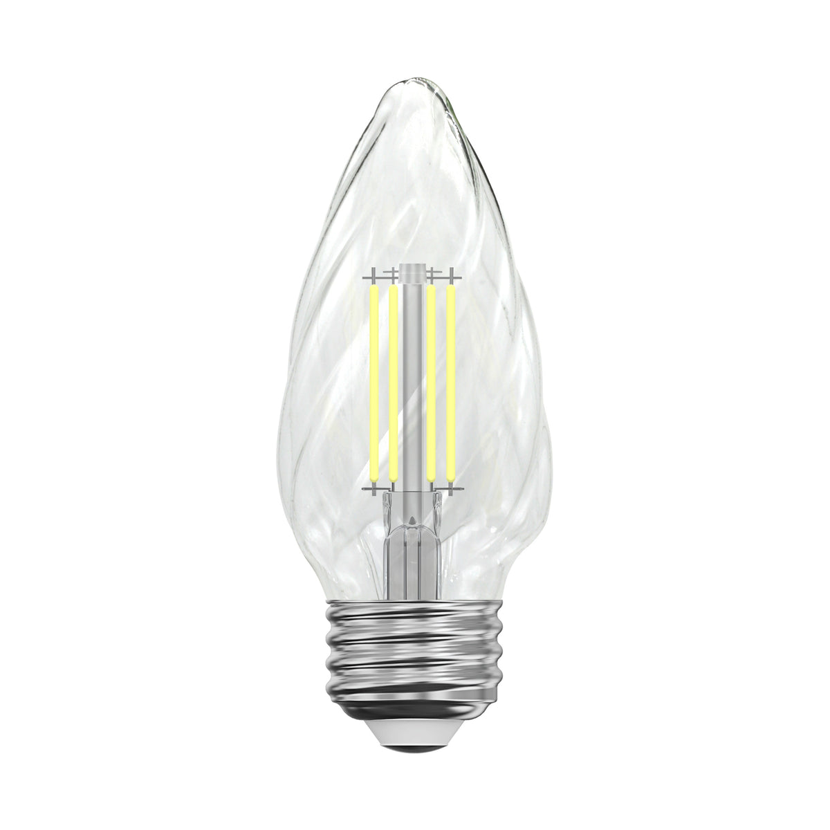 6W (60W Replacement) Daylight (5000K) Clear F15 Dimmable LED Post Lantern Bulb