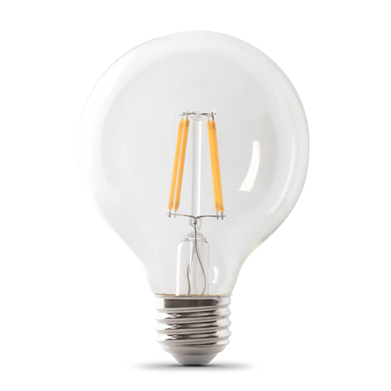 75W Equivalent Daylight G25 Dimmable Globe Glass Filament LED Light Bulb