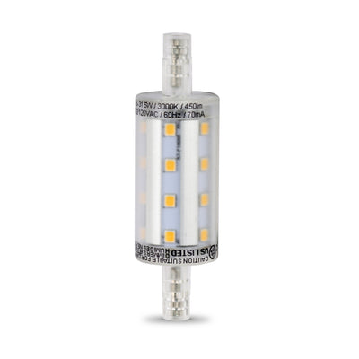 5W (40W Replacement) Warm White (3000K) RSC Base R7S Specialty LED