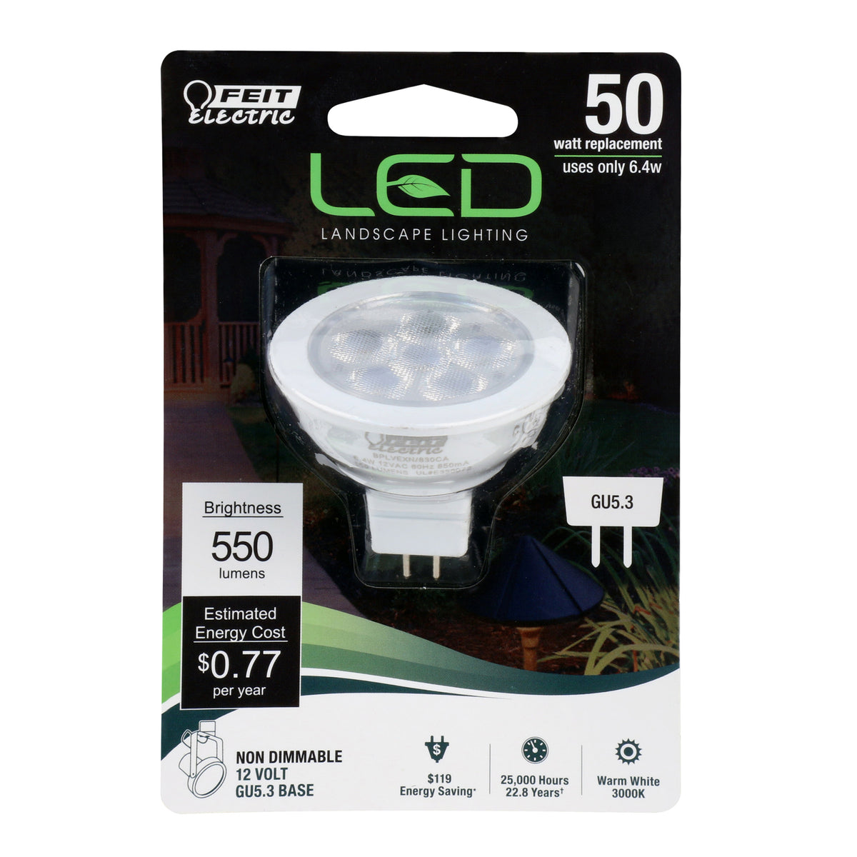50-Watt Equivalent MR16 Warm White Landscape LED
