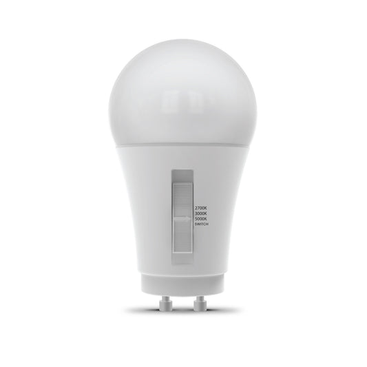 17.7W (100W Replacement)  Color Selectable A19 GU24 Base LED Bulb