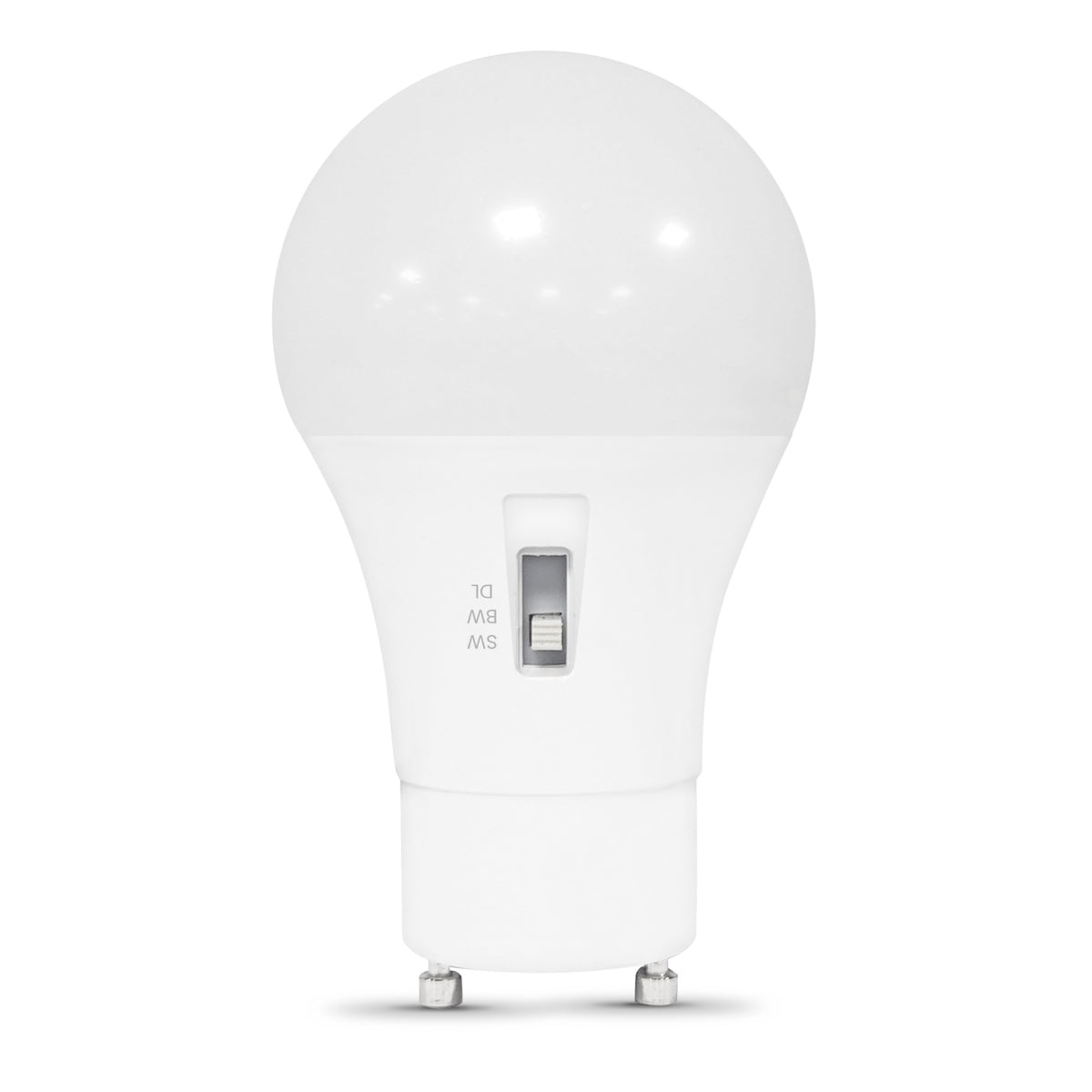 8.8W (60W Replacement) Adjustable White (3CCT) A19 GU24 Base Dimmable Enhance LED Bulb