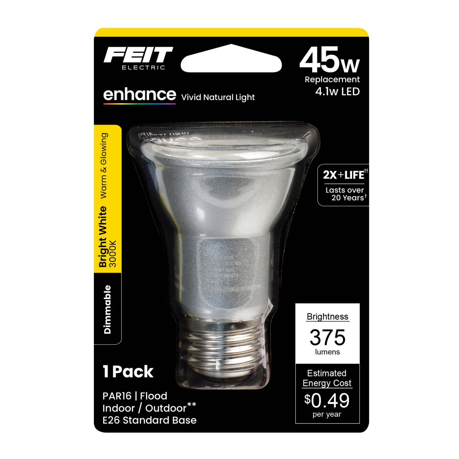 45W Replacement PAR16 Dimmable Enhance Reflector LED