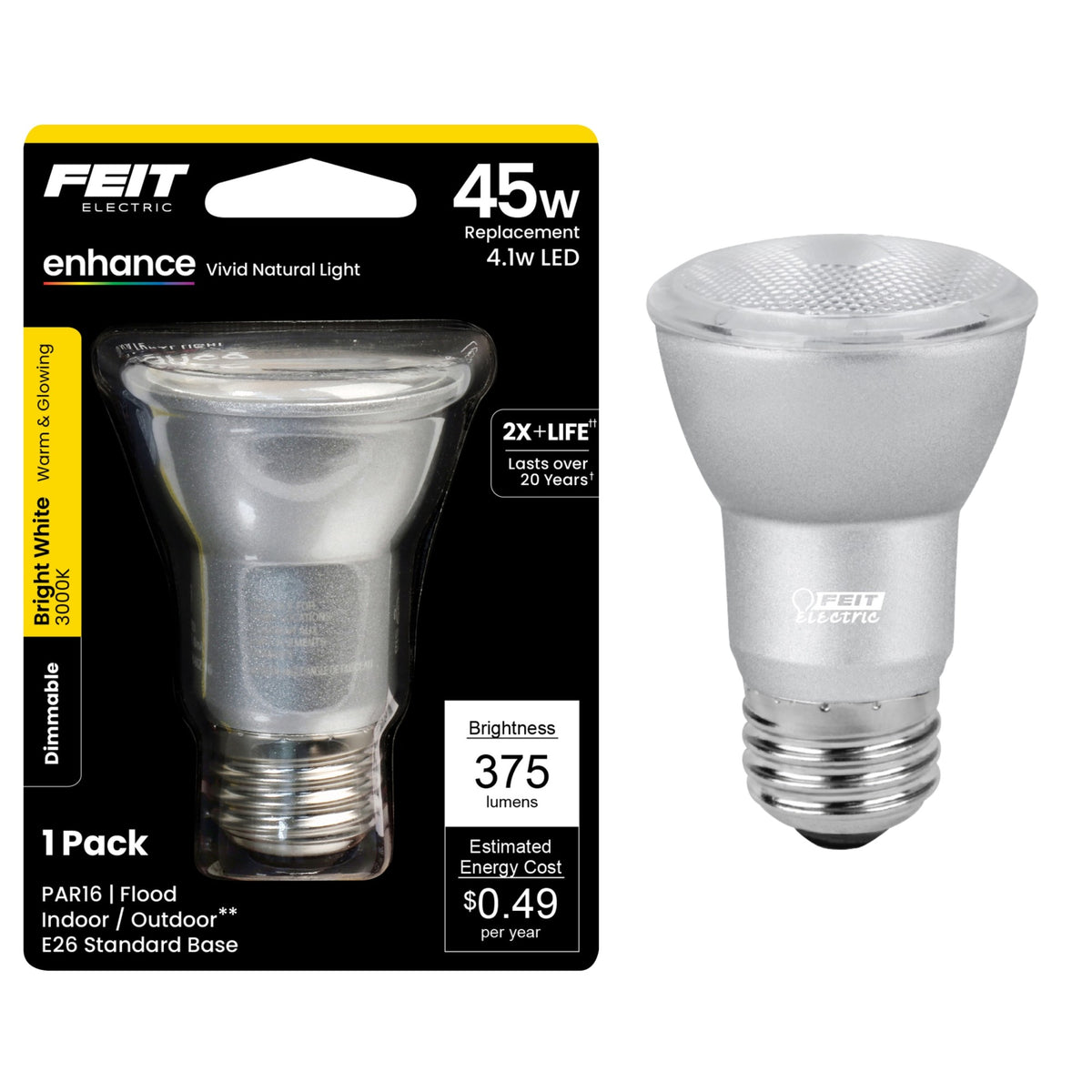 45W Replacement PAR16 Dimmable Enhance Reflector LED