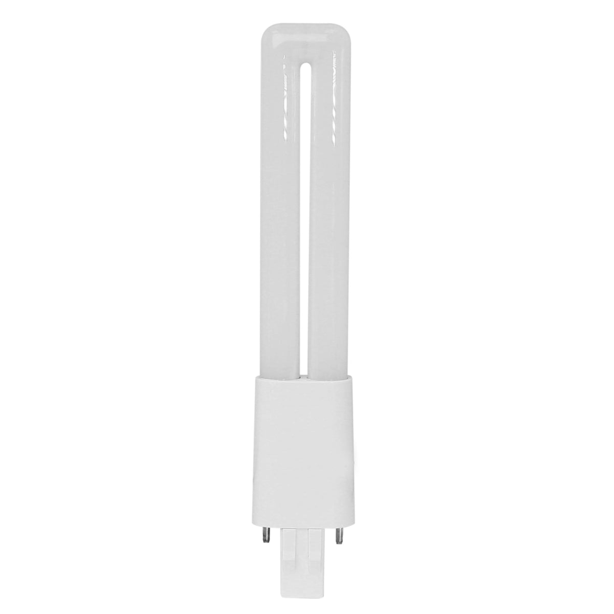 7W (13W Equivalent) Soft White (2700K) PL Shape GX23 Base Direct Replacement (Type A) Twin Tube LED Light Bulb