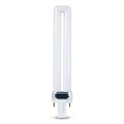 9W (40W Replacement) Soft White (2700K) PL G23 Base CFL Bulb