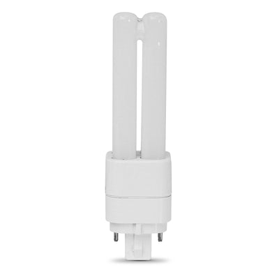 5W (13W Replacement) Soft White (2700K) GX24q-1 Base Direct Replacement (Type A) Double Twin Tube PL LED Light Bulb