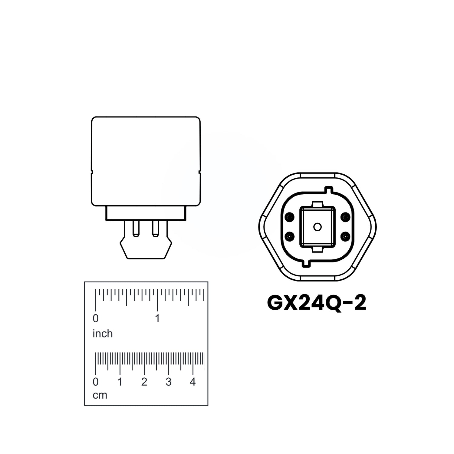 7W (18W Equivalent) Soft White (2700K) GX24Q-2 Base Direct Replacement (Type A) Triple Tube PL LED Bulb