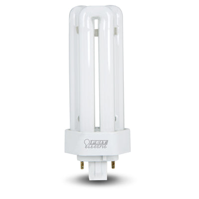 32W Neutral White (3500K) PLT GX24q-3 Triple Twin Tube Compact Fluorescent Bulb