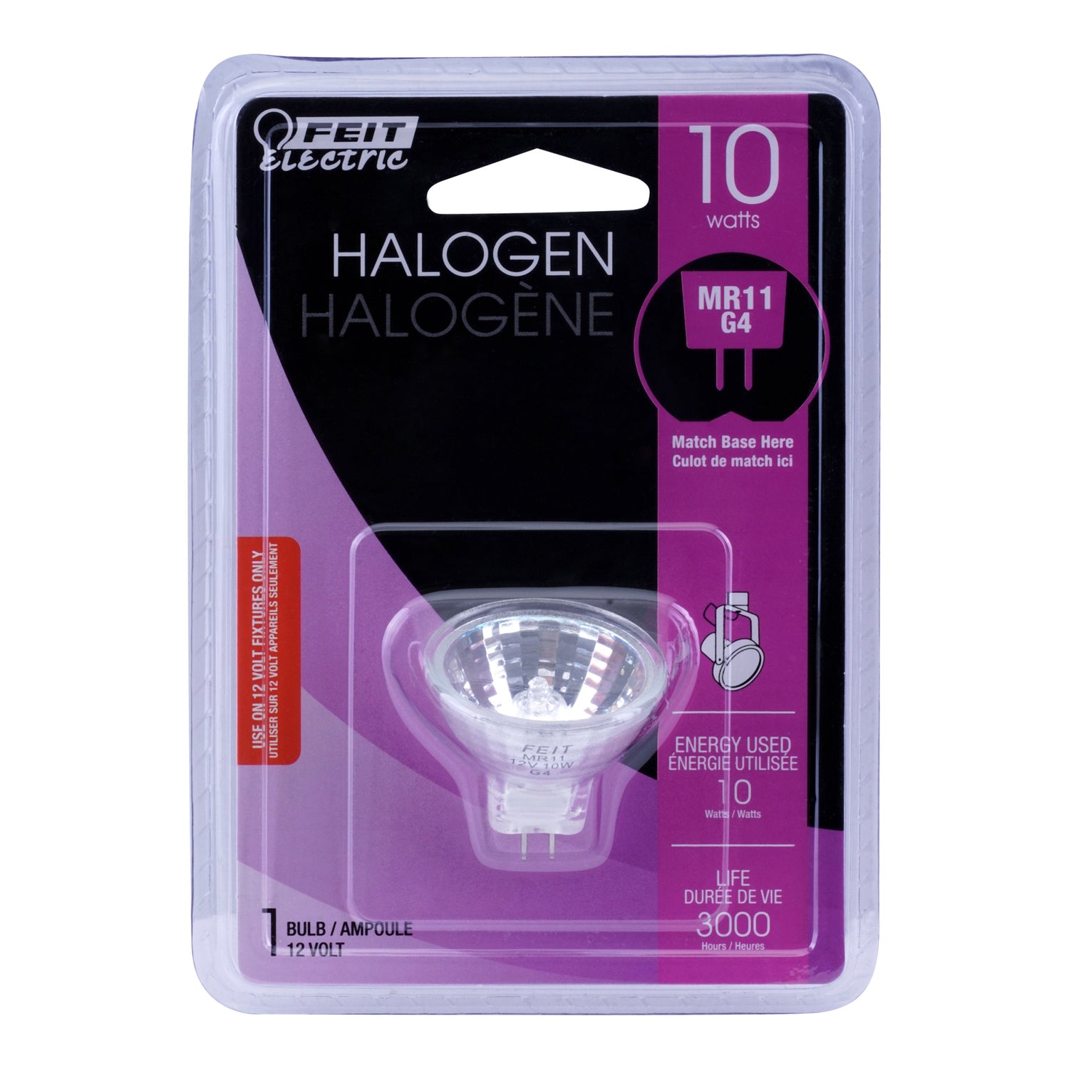 10W Warm White MR11 Dimmable Halogen Spot Reflector Light Bulb