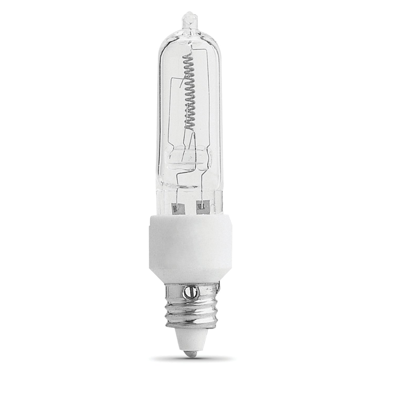 150W Bright White (2800K) Mini Candelabra E11 Base (T4 Replacement) Halogen Light Bulb