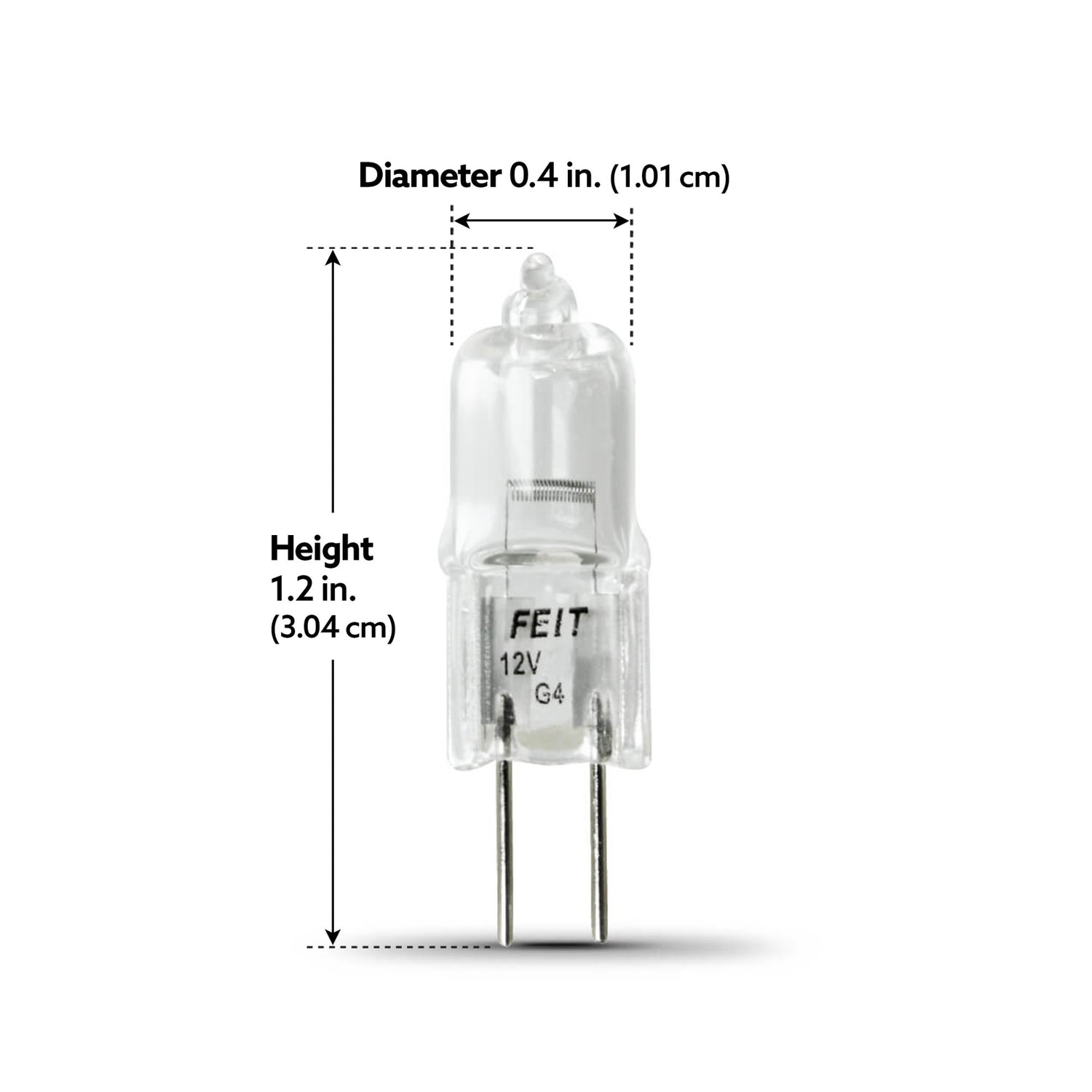 20W Bright White (2700K) Bi-Pin G4 Base (T3 Replacement) Halogen Replacement Light Bulb