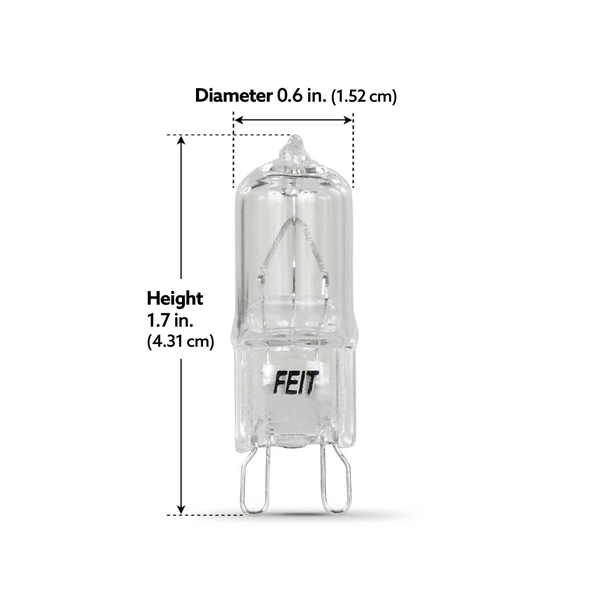 25W Dimmable G9 Halogen Light Bulb