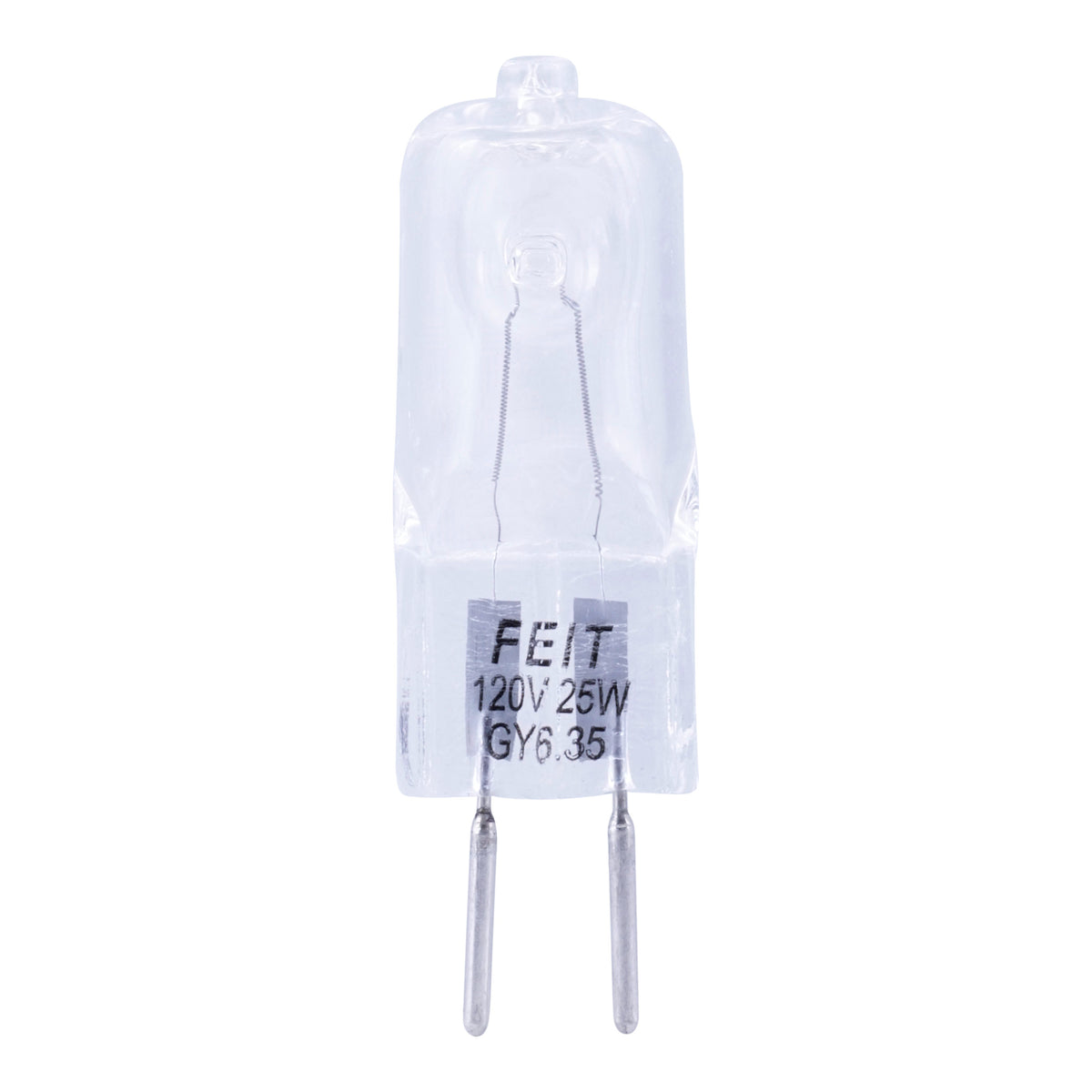 25W Warm White (3000K) GY6.35 Base T4 Halogen Light Bulb