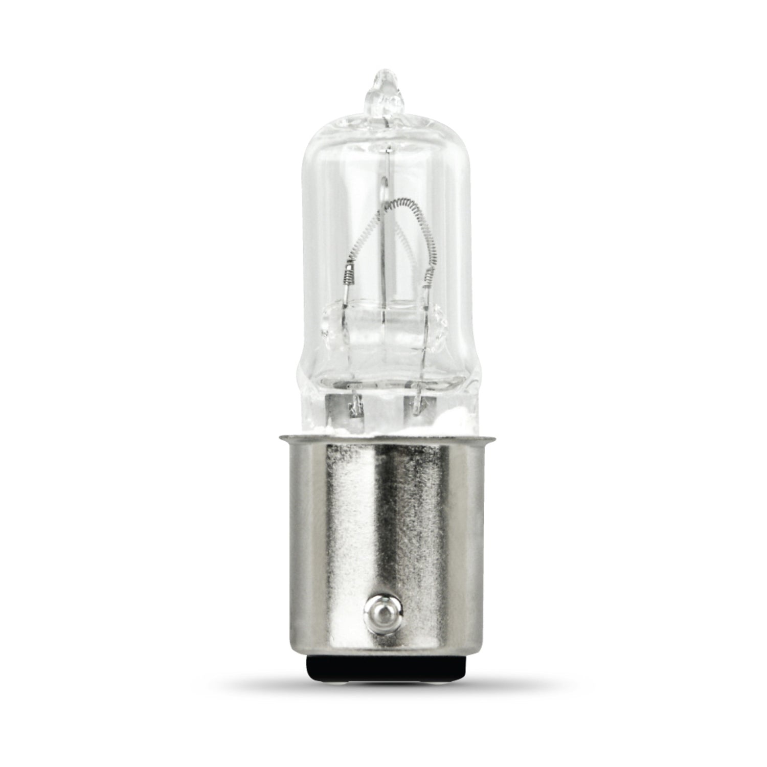 50W Bright White (3000K) BA15D D.C. Bayonet Base (T4 Replacement) Halogen Replacement Light Bulb