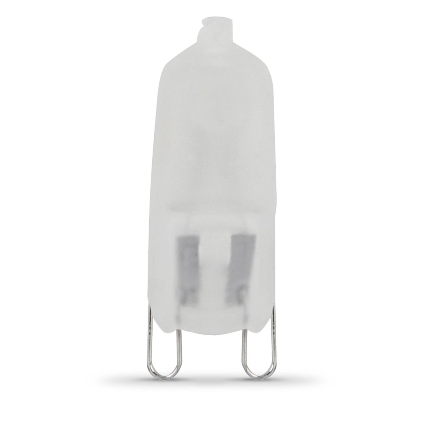 50W Bright White (3000K) Bi-Pin G9 Base (T4 Replacement) Frosted Halogen Replacement Light Bulb (2-Pack)