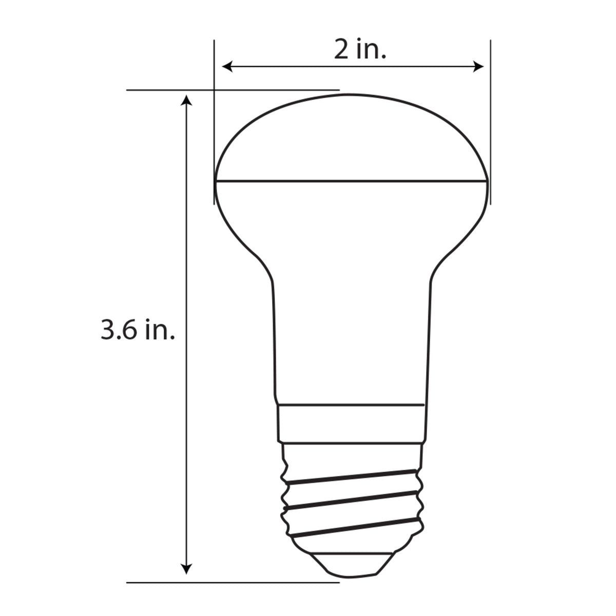 4.4W (40W Replacement) Soft White (2700K) E26 Base R16 Dimmable Enhance Reflector LED