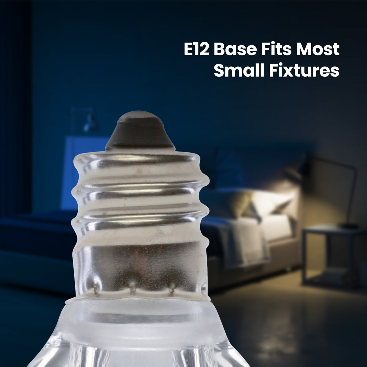1.2W (15W Replacement) Warm White (3000K) E12 Base T6 Specialty LED