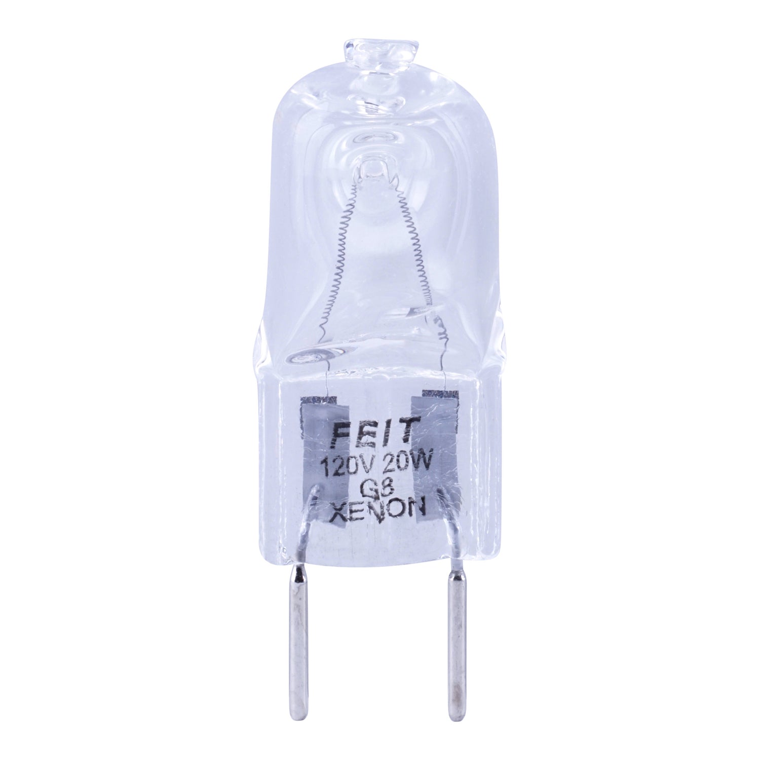 20W Warm White (3000K) G8 Base (T4 Replacement) Xenon Halogen Light Bulb (3-Pack) - Feit Electric