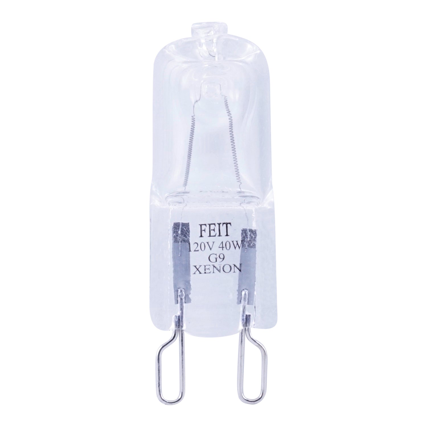 40W Bright White (3000K) G9 Base (T4 Replacement) Xenon Light Bulb (2-Pack)